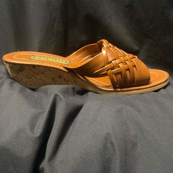 Vintage Rapallo Wedges Brown and Cork Size 8 - Picture 2 of 5